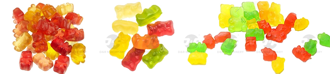 Gummy Bear Candy Depositing Line with Full Automatic Jelly Candy Depositor Soft Candy Making Machine