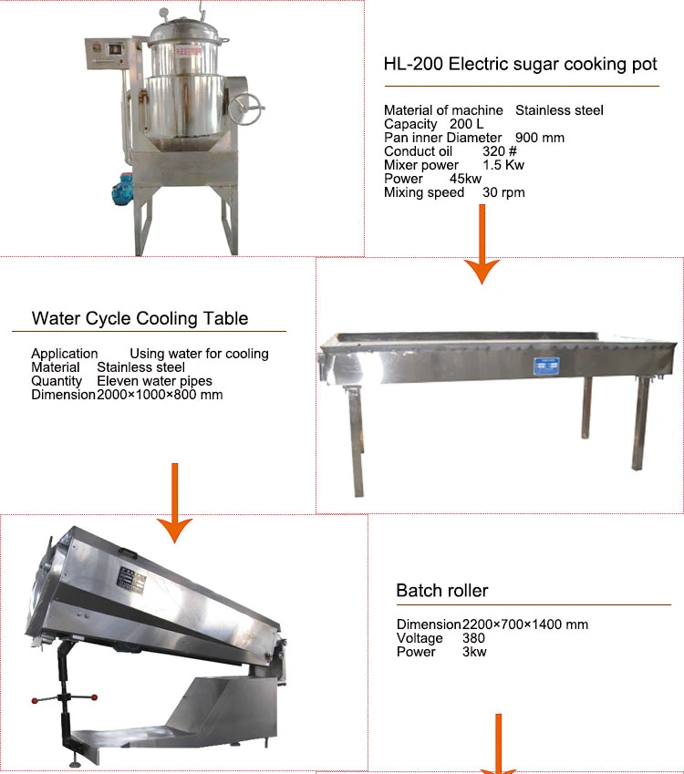 Small Capacity Hard Soft Jelly Lollipop Gummy Candy Making Machine