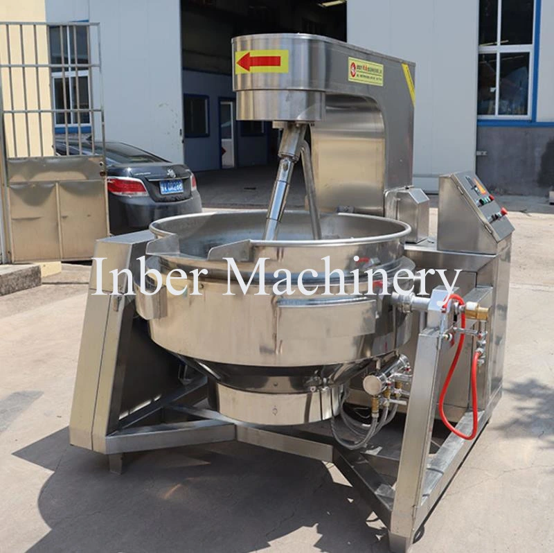 China Stainless Steel Commercial Caramel Kettle Popcorn Making Machine Price with Large Capacity