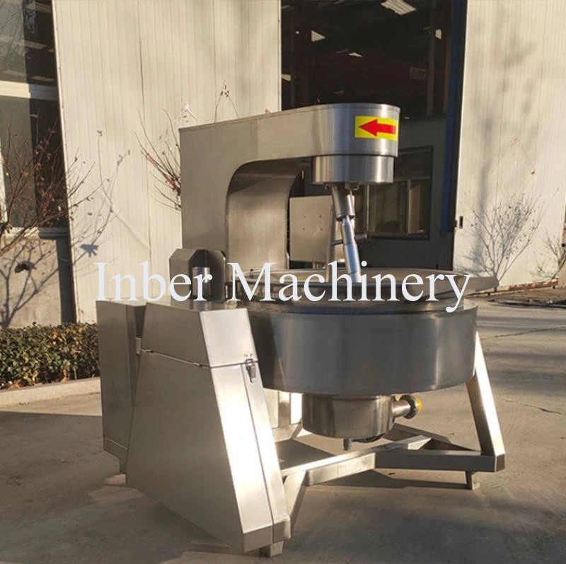 China Stainless Steel Commercial Caramel Kettle Popcorn Making Machine Price with Large Capacity