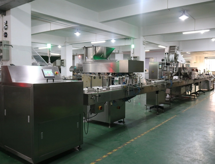 Fully Automatic Pneumatic Filling High Accuracy Tablet Capsule Counting Bottling Line