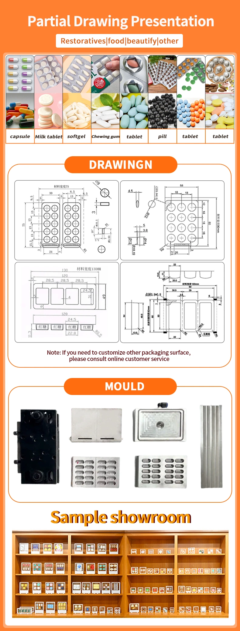 DDP-260 Aluminum-Plastic Candy Chewing Gum Form Fill Seal Blister Packing Packaging Machine