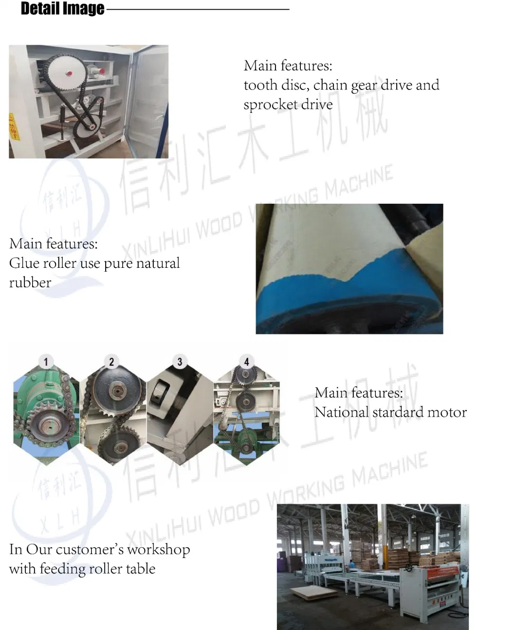 Woodworking Machine Urface Glue Spreading Machine for Plywood/ Wood Gumming Machine Glue Press Machine Plywood Glue Spreader