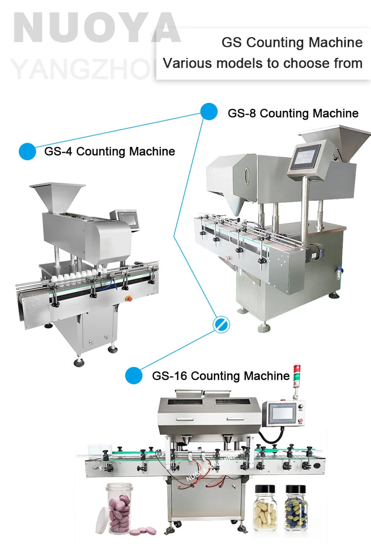 GS-16 Grape Seed Extract Capsule Sugar Free Gummy Automatic Counting Filling Machine