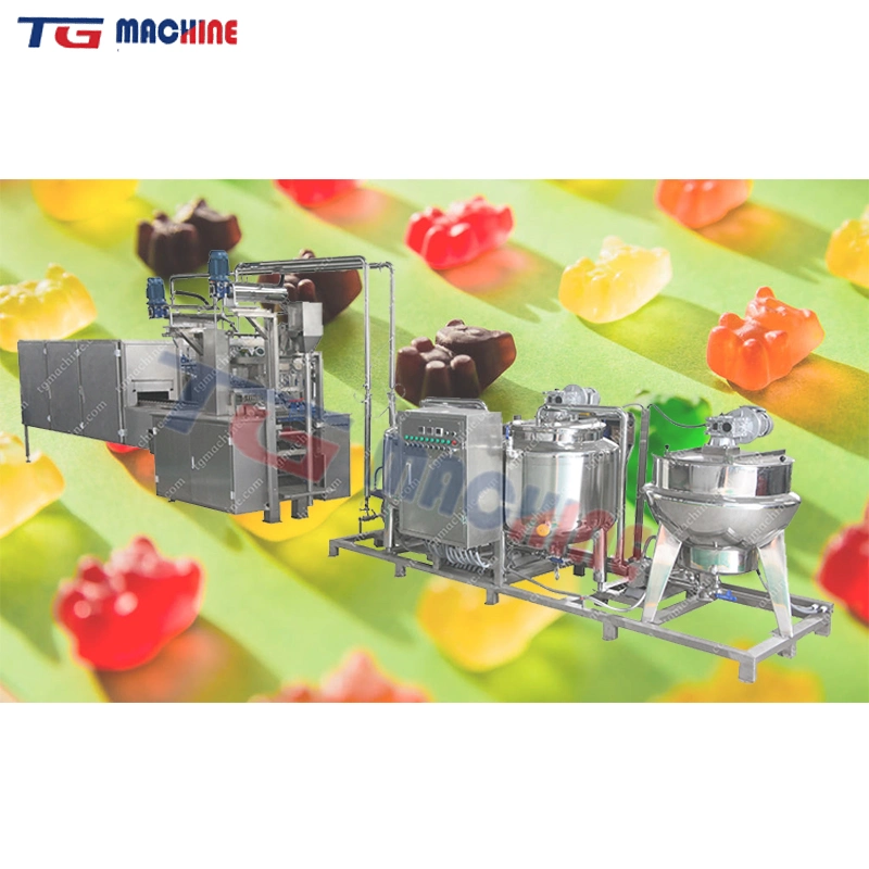 Automatic Pectin Jelly Candy Gelatin Gummy Candy Making Machine and Production Line