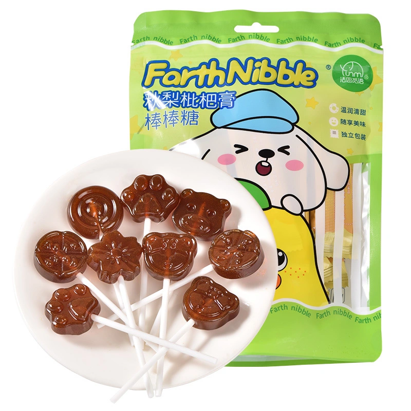 Cartoon Shaped Chocolate Lollipop Milk and Chocolate Confectionery Lollipop Candy Lollipops