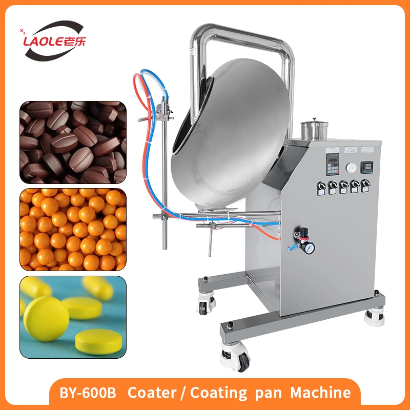 by-600A Newly Arrived Icing Pan Small Chocolate Candy Making Machine Coating Machine