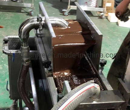 China Professional Small Chocolate Bar Peanut Date Snack Food Making Coating Enrobing Machine