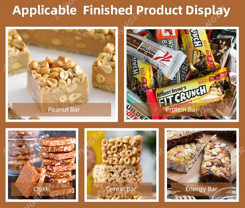 Automatic Small Scale Caramel Candy Groundnut Brittle Maker Peanut Chikki Making Machine