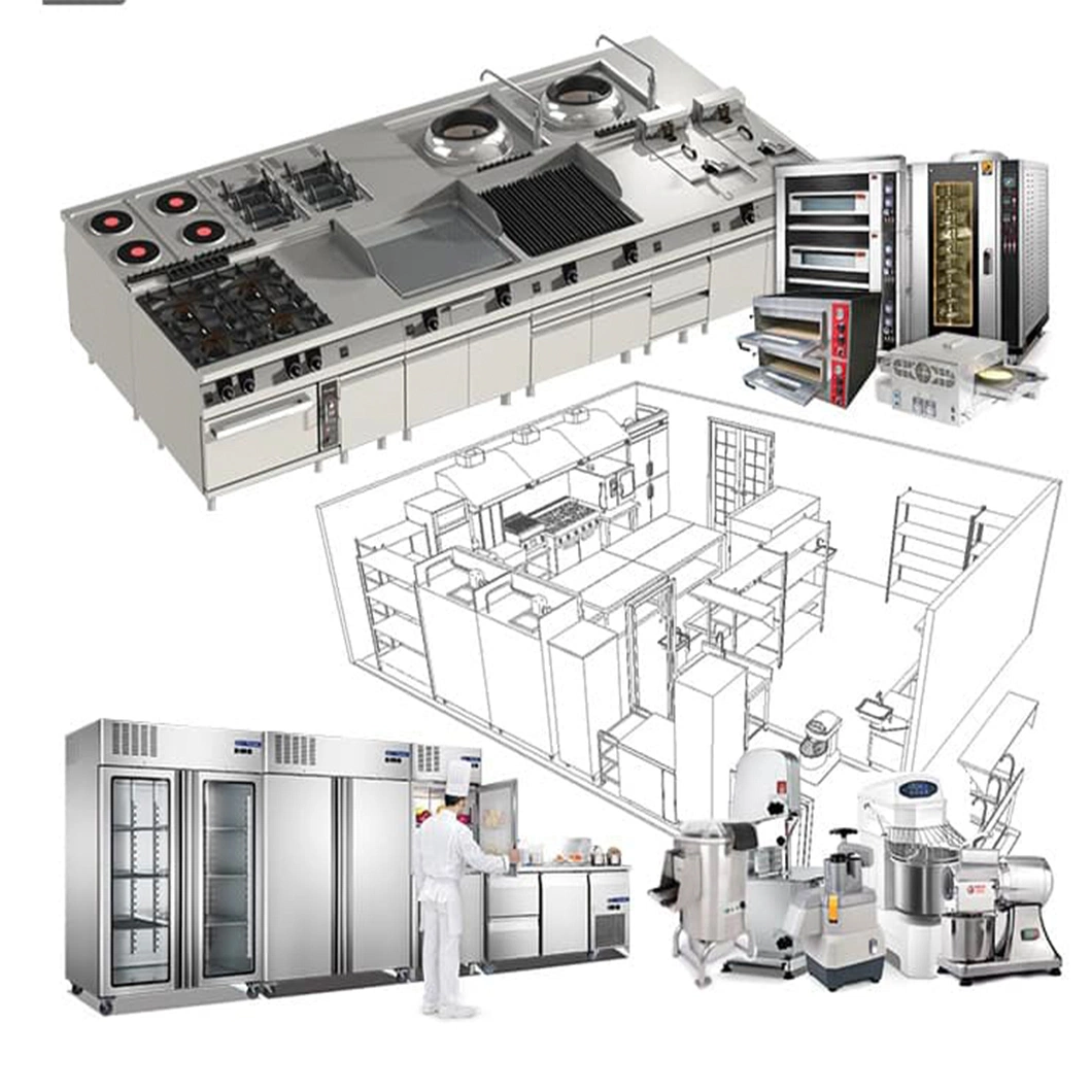 2023 One-Stop Solution Commercial Restaurant Kitchen Equipment Hotel Appliances Supplies Catering Equipments