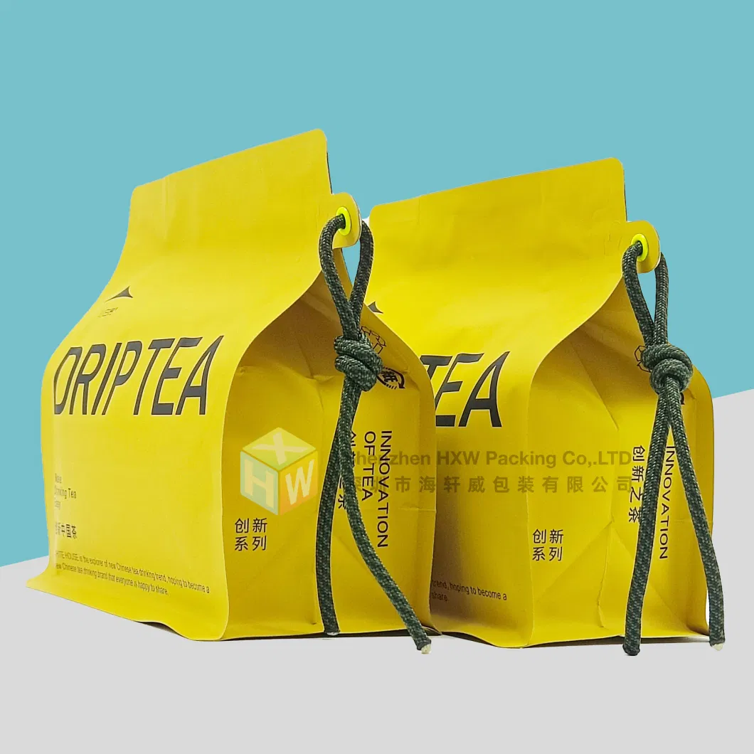 Custom Foil Packaging Food Foil Container Coffee Tea Aluminum Container Food with Green Packaging