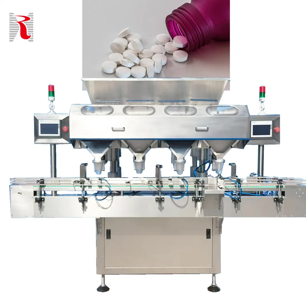 Full Pharmaceutical Soft Capsule Tablet Pill Gum Candy Production Line Tablet Bottle Filling Machine Counting Packing Line