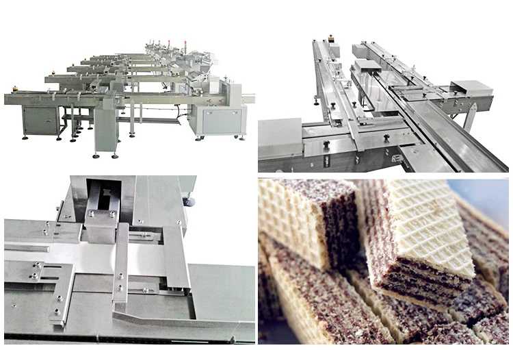 Automatic Feeding Packing Line for Food of Wafer Caramel Treats Egg Roll