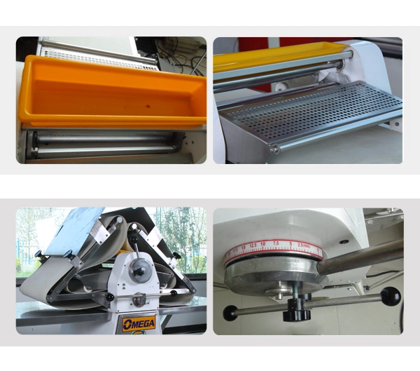 Kitchen Dough Sheeter Roller Machine Automatic Dough Sheeter Cutter Machine for Making Crisp Pastries