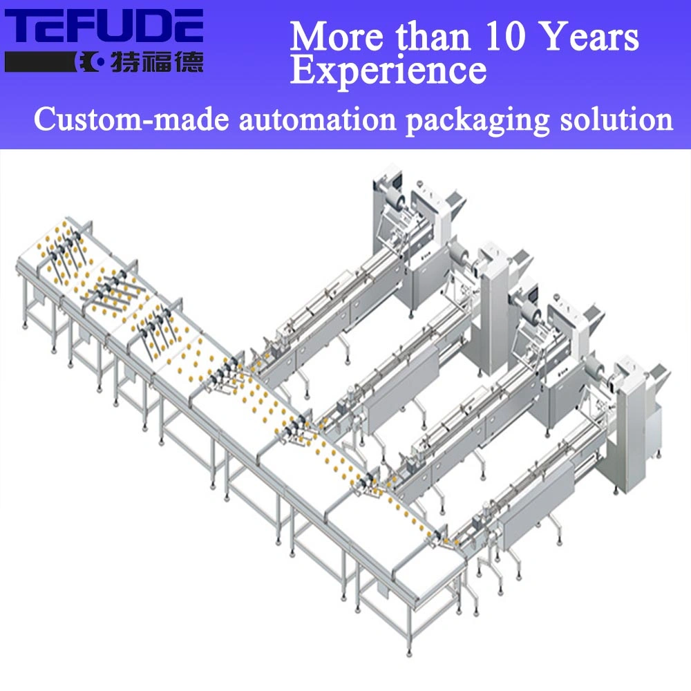 Automatic Food Line Wafer Biscuit Packaging Machine Food Processing Line Caramel Production Packing Line