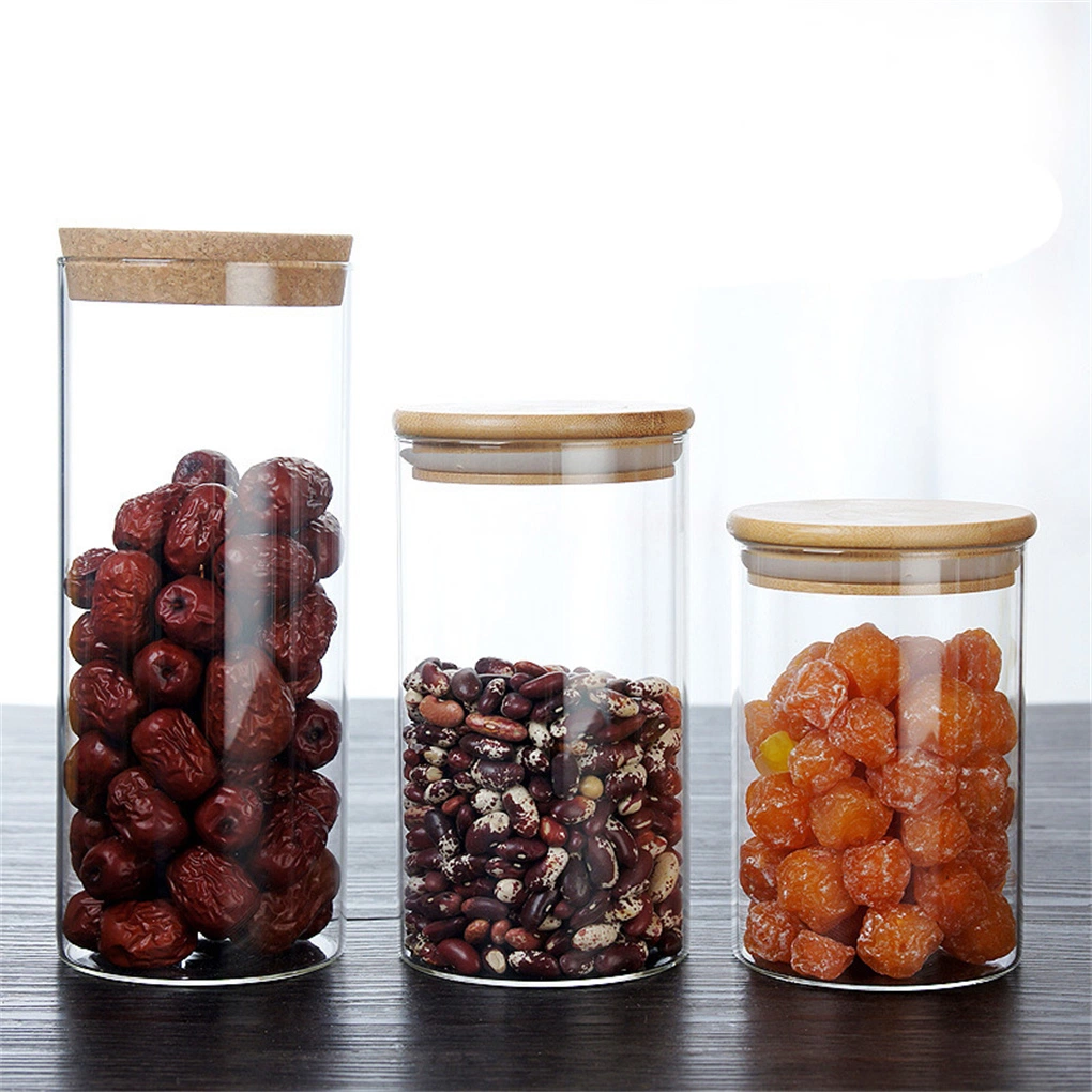 Transparent Glass Food Storage Containers with Lids