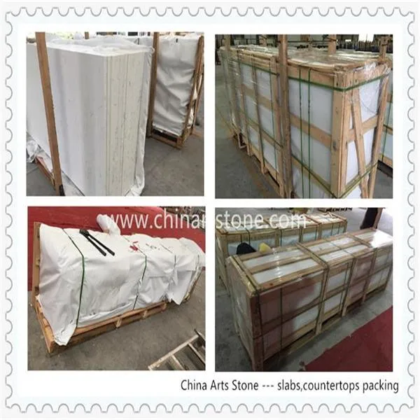 Chinese Volaks White Marble Slab for Tiles