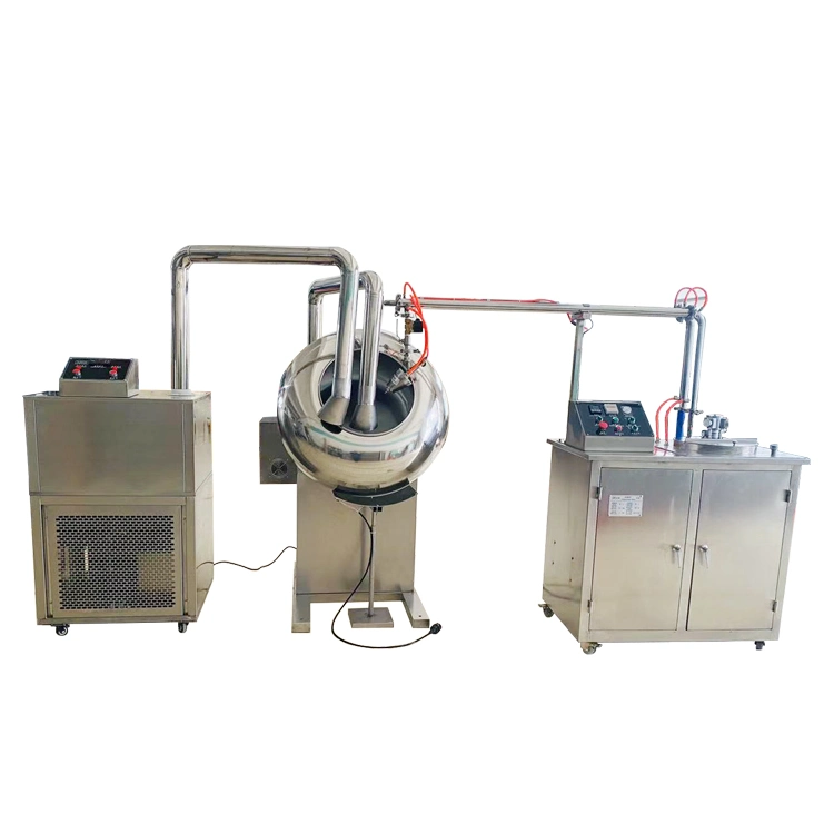 Factory Price Commercial Industrial Peanut Nut Almond Chocolate Coater Machine