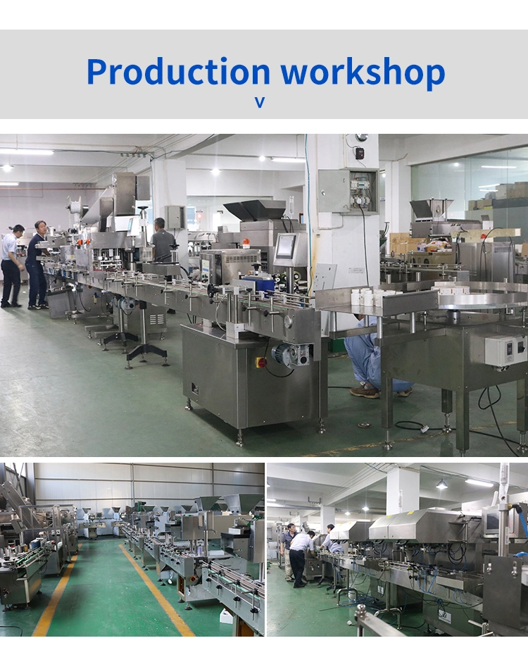 Automatic Pharmaceutical Pill Tablet Capsule Counting Bottling Machine Line