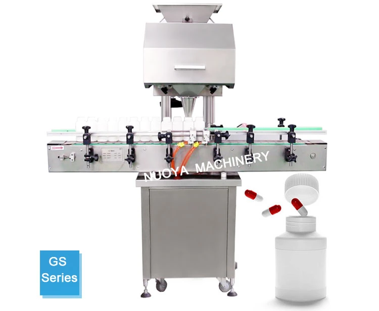 GS-8 Automatic Pharmaceutical Foodstuff Health Food Softgel Candy Capsule Tablet Pill Counting Machine