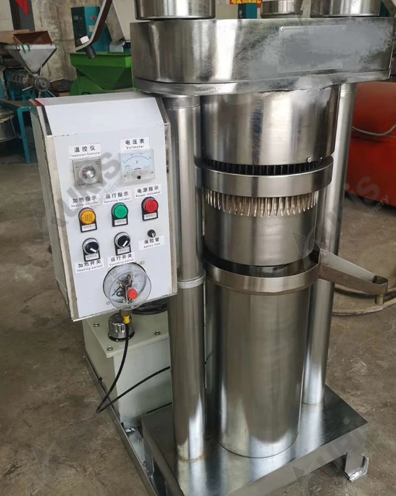 2 Kg 4 Kg Fully Automatic Commercial Hydraulic Peanut Walnut Cocoa Bean Oil Pressing Expelling Extruding Oil Making Machine