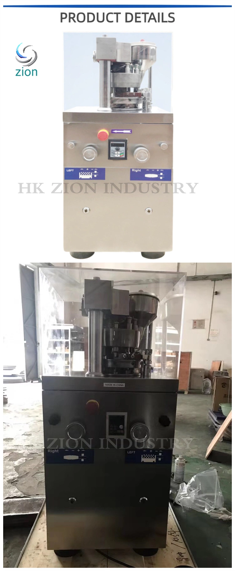 China Rotary Tablet Machine Press Chocolate Tablet Making Candy Tablet Compression Machine Parts Bananna Pilling Machine Herb Pills Mini Tablet Making Machine