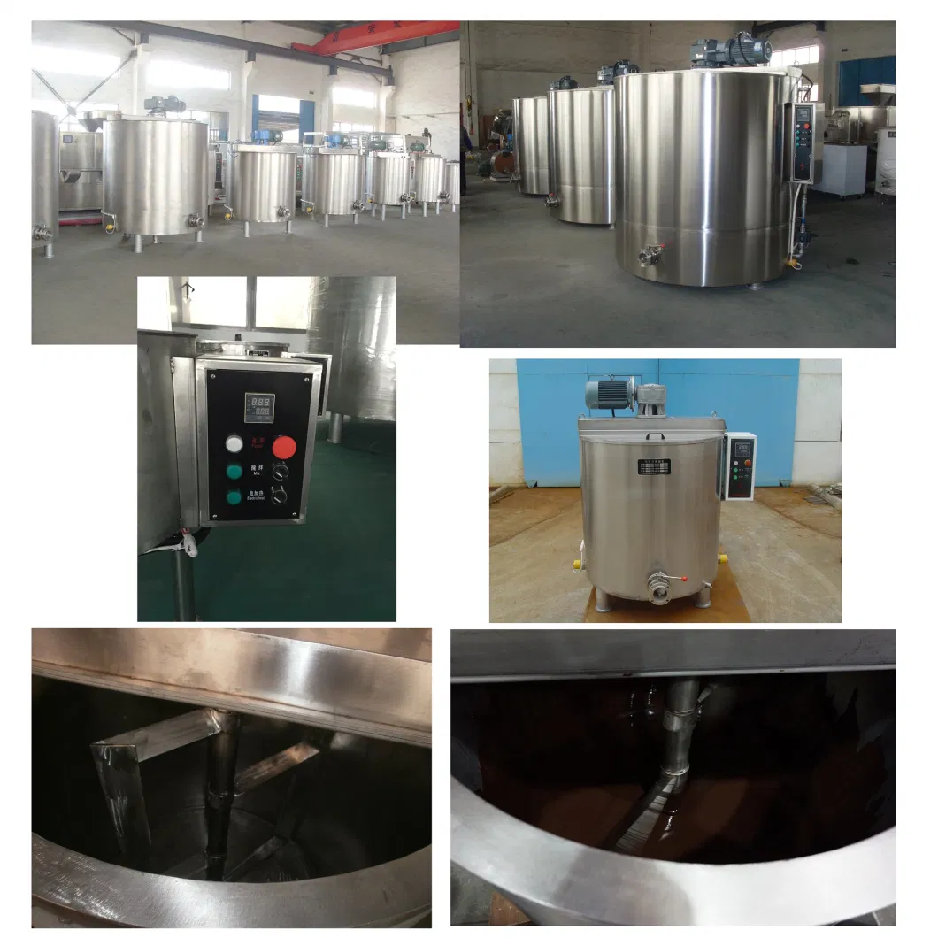 5000L Electric Heating Industrial Chocolate Storage Tank Chocolate Mixing Machine with Stirrer Automatic Temperature Control