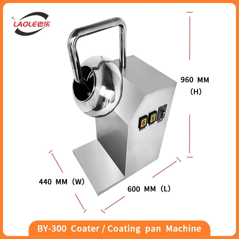 by-300A Confectionery Machinery Chewing Gum Pan Coating Machine