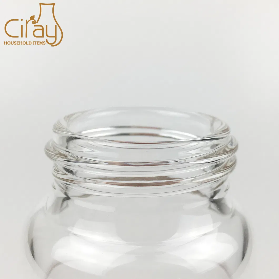 550ml High Borosilicate Glass Travelling Bottle with Screw Cap