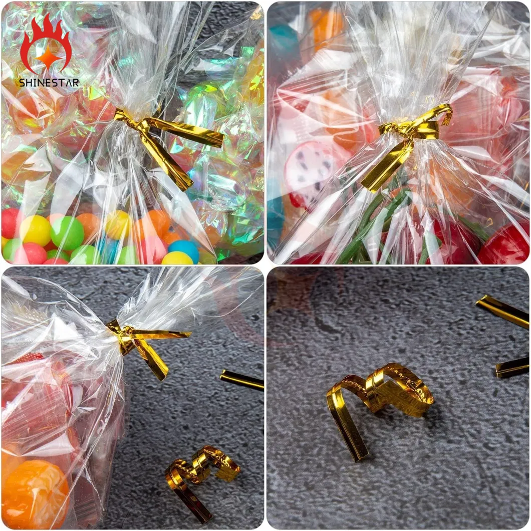 Plastic Packing Gift Shopping Bag for Candy, Party Favor, Cookies, Candies Packaging