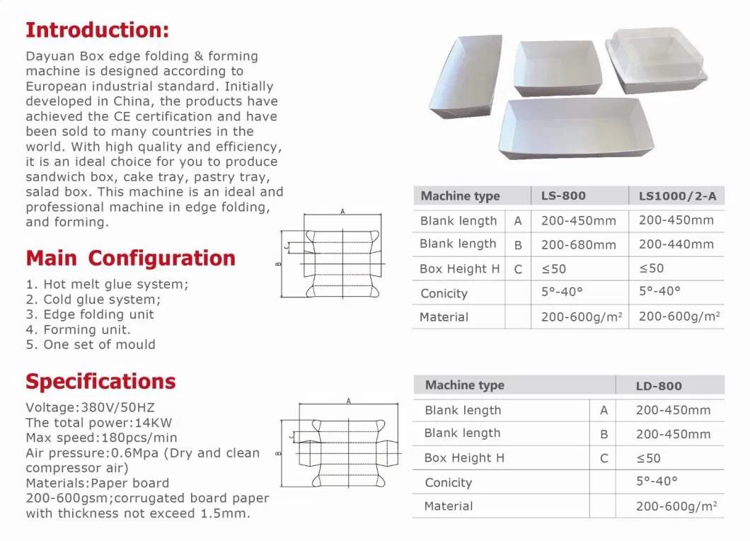 Extendable Conveyor Pastry Tray Making Machine