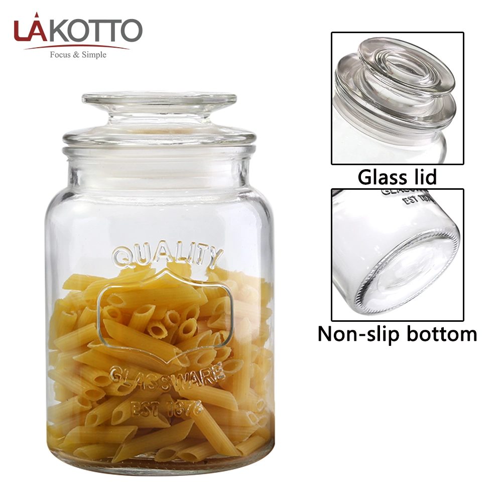 Customized Logo Acceptable Glass Lakotto Glassware Kitchen Container Tableware with Cheap Price