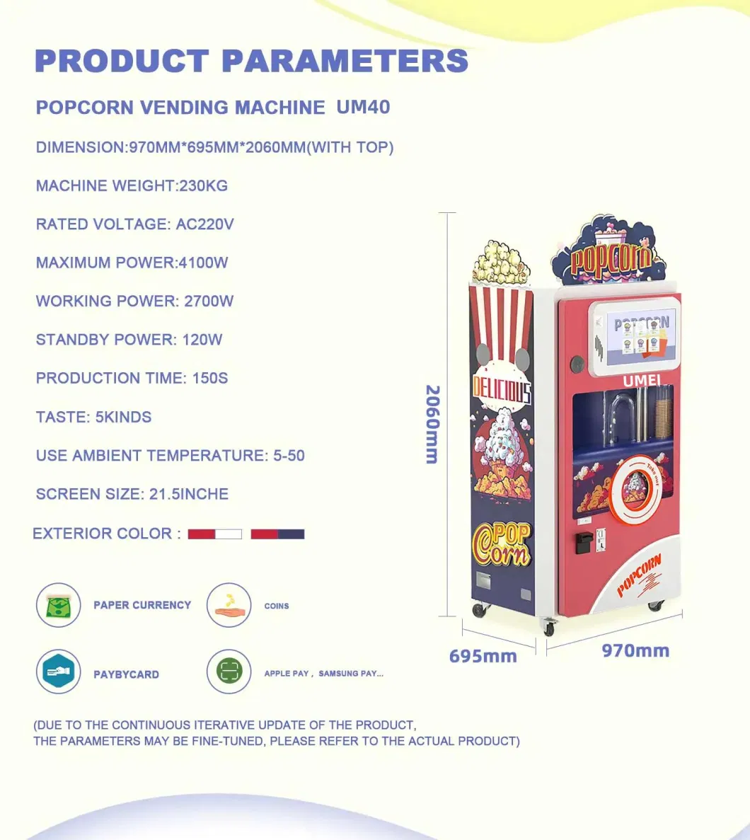 New Type Full-Automatic Caramel/Chocolate Popcorn Making Machines with Factory Price