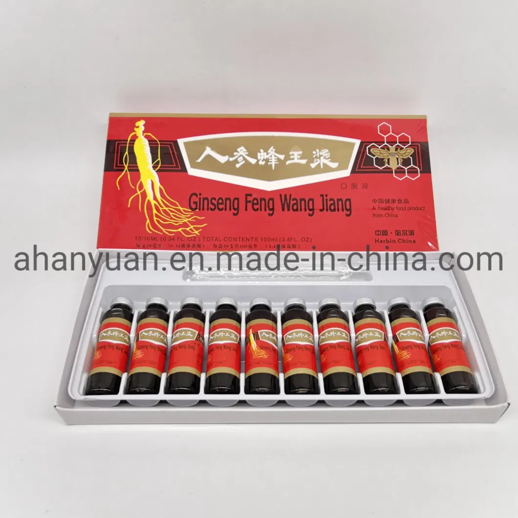 High Quality Ginseng Royal Jelly 10ml Oral Drink