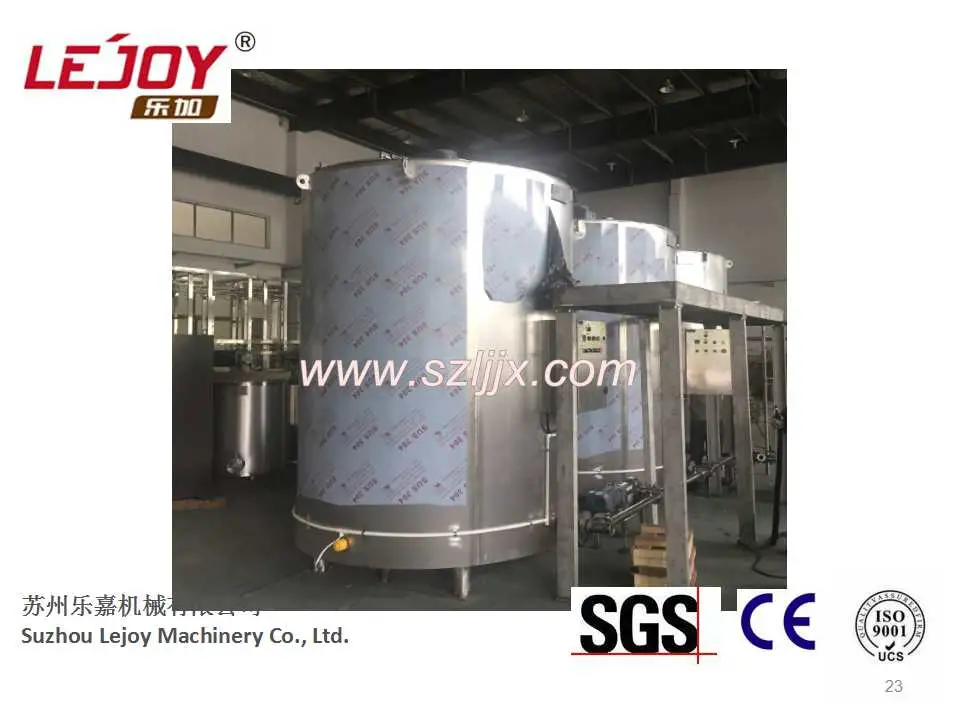 5000L Electric Heating Industrial Chocolate Storage Tank Chocolate Mixing Machine with Stirrer Automatic Temperature Control