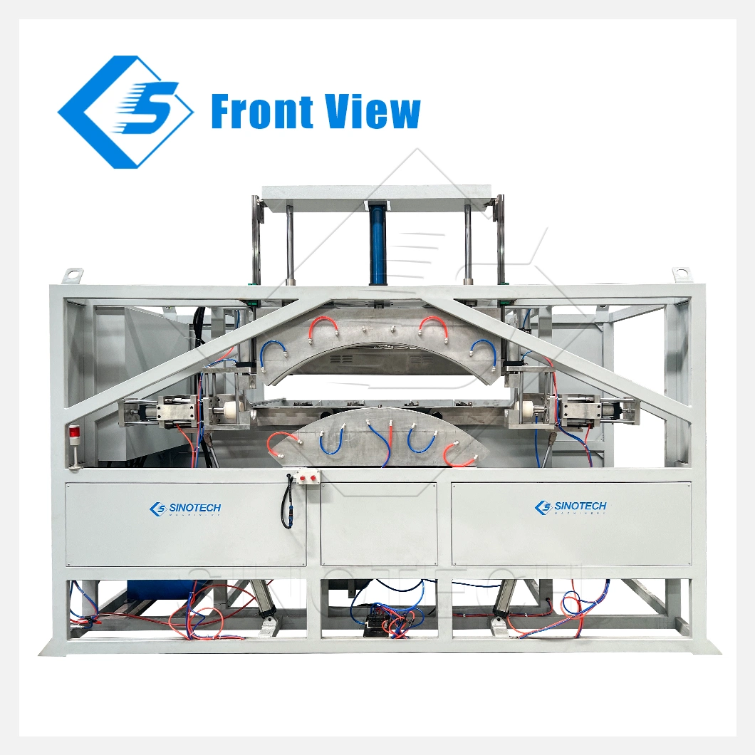 Semi-Automatic Sinotech Wooden Case with Film Wraping Hydraulic PVC Pipe Bending Machine Plastic