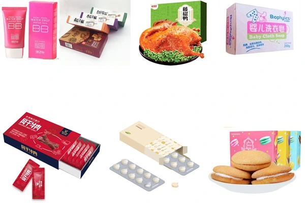 Mwellpack Automatic Food/Biscuit/Cookie/Candy/Snack/Pastry/Cake/Pizza/Steak Cartoning Carton Packing Box Packaging Cartoner Machine