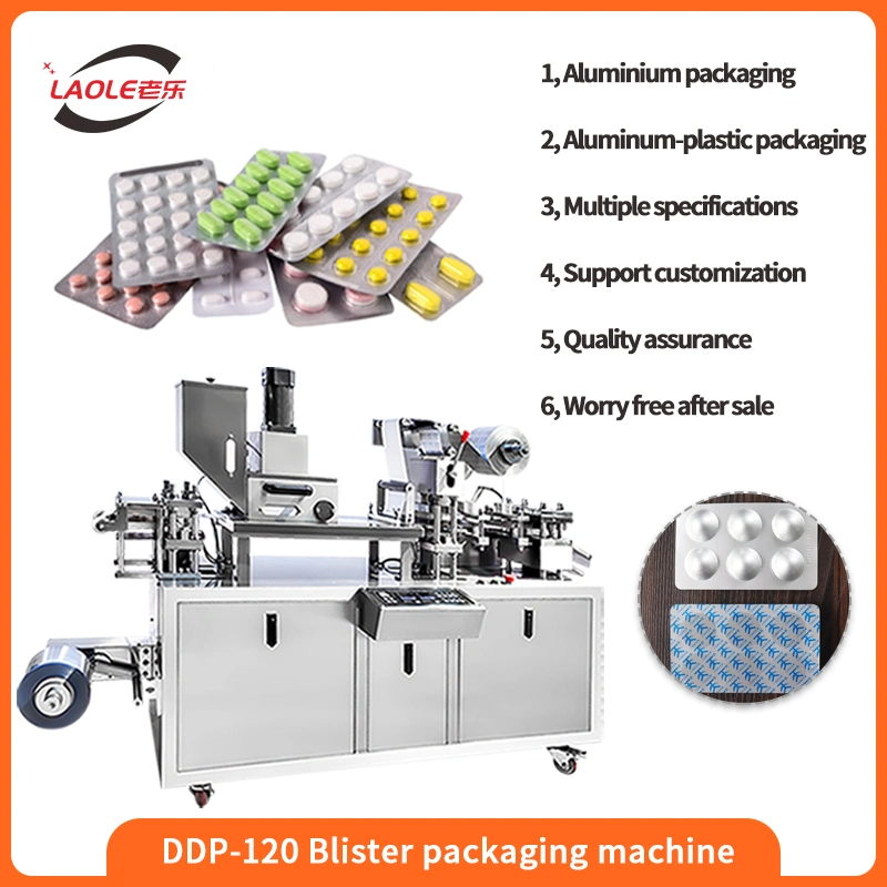 Medical Tablet Capsule Pill Butter Blister Pack Capsule Chewing Gum Blister Packing Machine