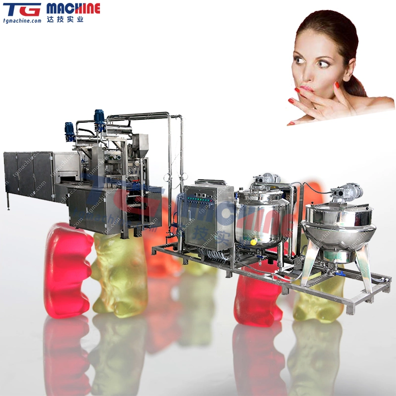 Automatic Pectin Jelly Candy Gelatin Gummy Candy Making Machine and Production Line