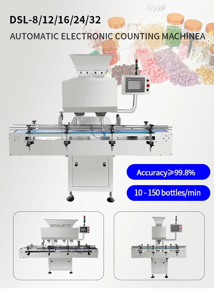 Hanyoo DSL-32 High Quality Pill Counter Automatic Electronic Capsule Counting Machine Tablet Counting Line