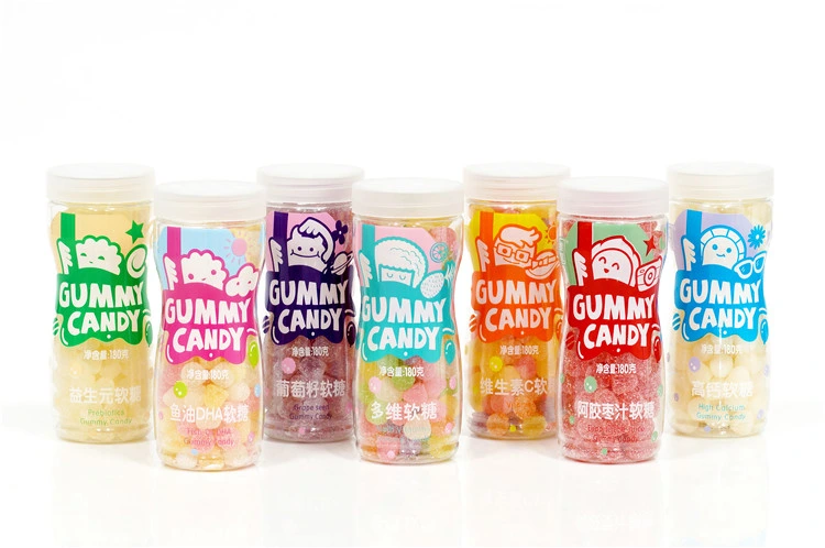 GMP Vitamin Foods Custom Fruit Taste Sour Health Care Bear Gummy Candy