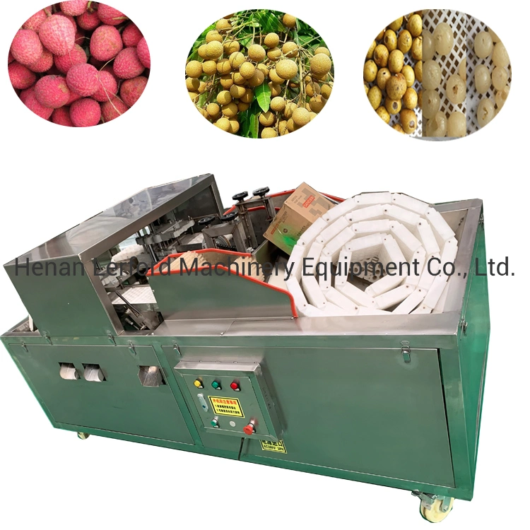 Lychee Pitter Longan Peeling and Pitting Stoning Coring Machine Line