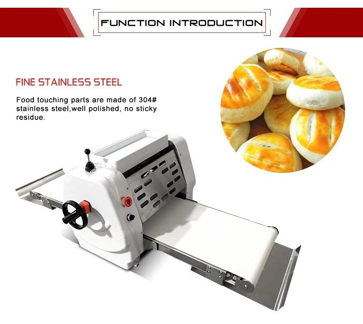 Commercial Kitchen 35mm Table Type Pastry Dough Sheeter Machine