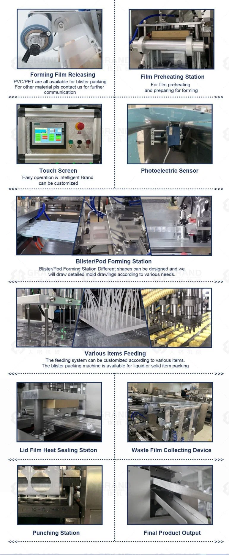 Automatic Honey/Jam/Butter Liquid Blister Packing/Package Machine