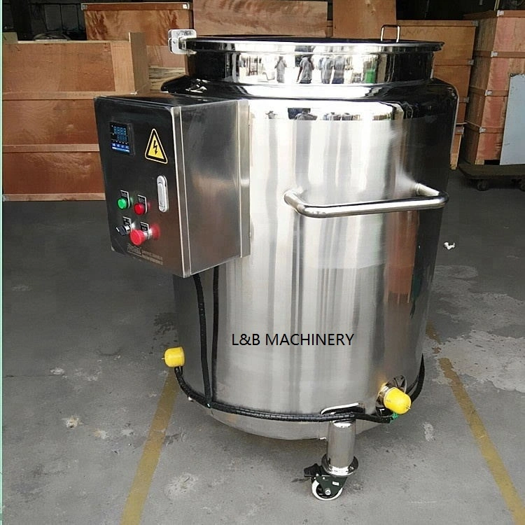 Steel Jacketed Chocolate/Butter Melting Tank, Industrial Indirect Hot Water Heating Storage Machinery