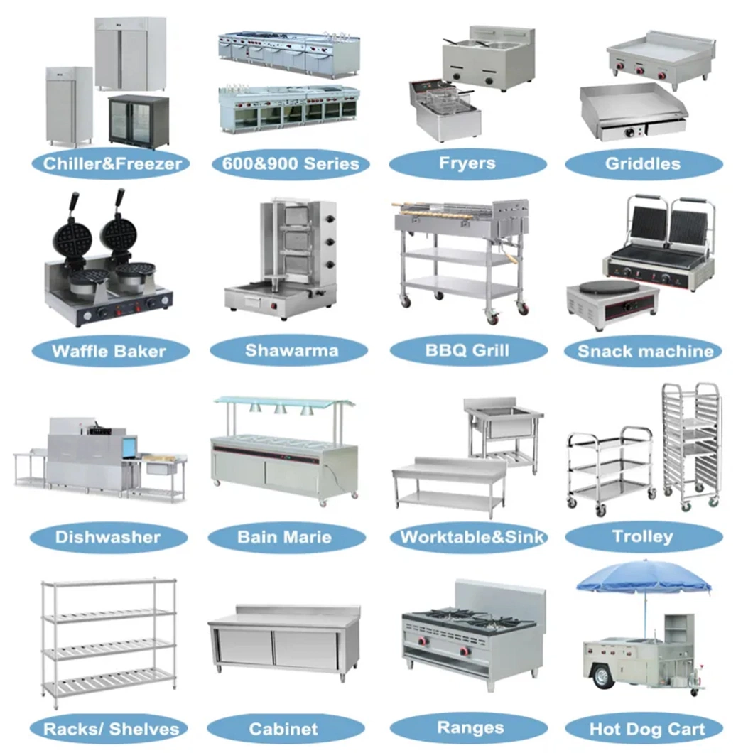 2023 One-Stop Solution Commercial Restaurant Kitchen Equipment Hotel Appliances Supplies Catering Equipments