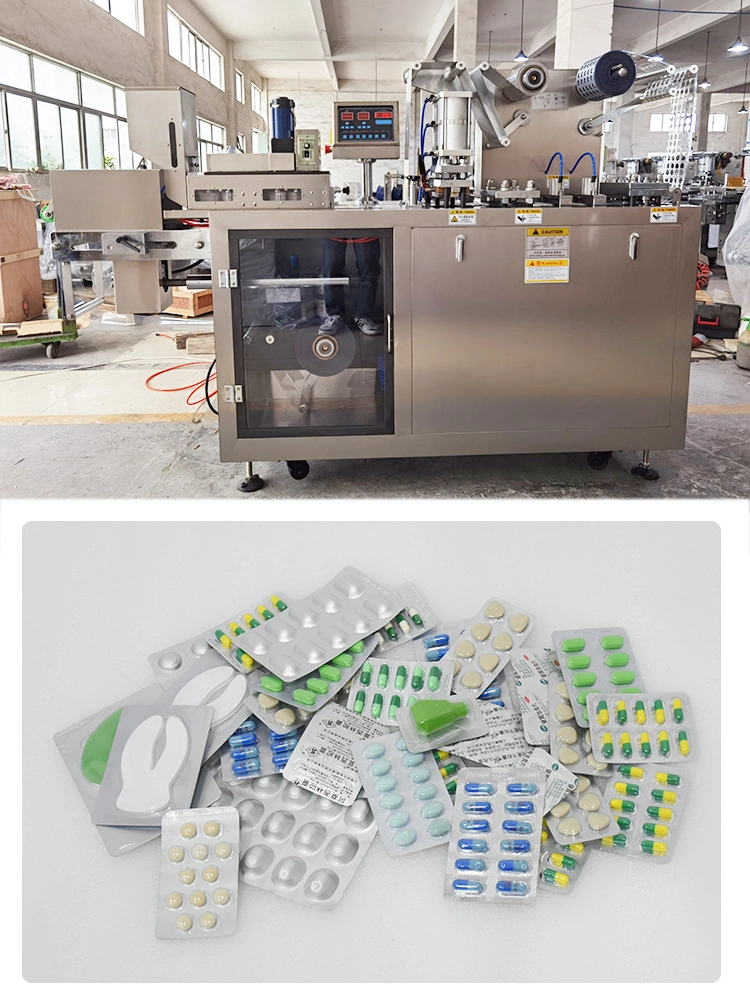 Tianhe Dpp-150 Automatic Chewing Gum Aluminum Plastic Blister Packing Machine