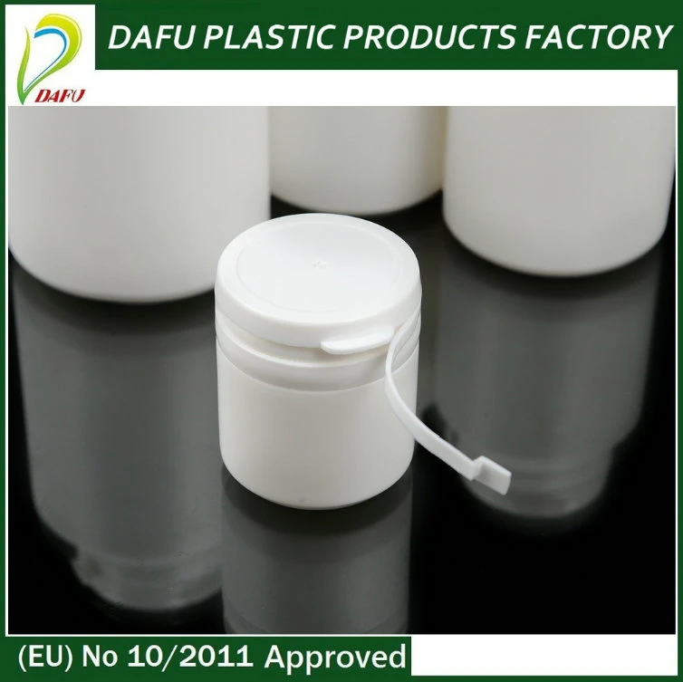 50ml Capsule and Pill Plastic Medical Bottle with Flip Top Cap