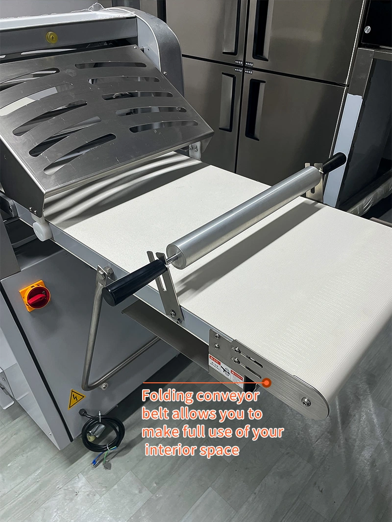 Vertical Bakery Dough Sheeter Pastry Croissant Bread Cake Shortening Crisper Machine