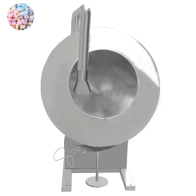 300mm 400mm 600mm Sugar Coating Pan Copper Coating Pan Machine Chewing Gum Coating Machine